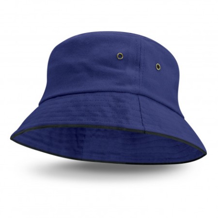 Bondi Bucket Hat - Black Sandwich Trim Promotional Products